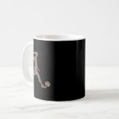 Mug Joueuse de football féminine (Devant gauche)