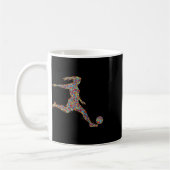 Mug Joueuse de football féminine (Gauche)