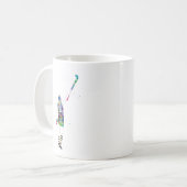 Mug Joueuse de hockey sur gazon (Devant gauche)
