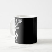 Mug Joueuse de la navette de badminton (Devant gauche)