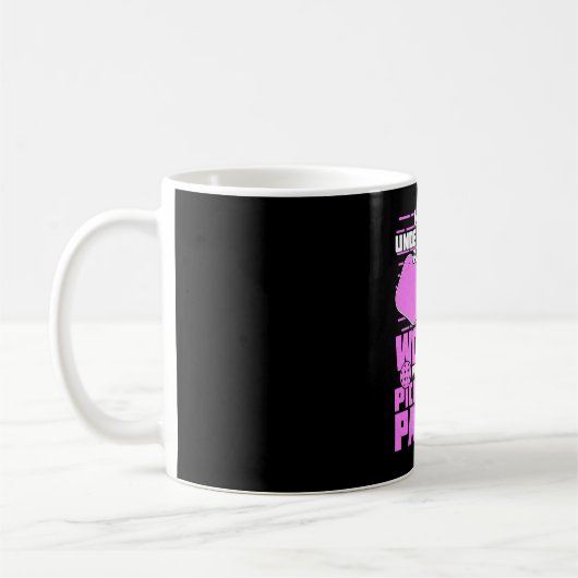 Mug Joueuse de Pickleball Vieux cadeau (Gauche)