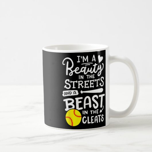 Mug Joueuse de softball  (Droite)