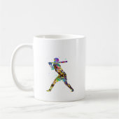 Mug Joueuse de softball féminine (Gauche)