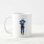 Mug Joueuse de softball féminine (Gauche)