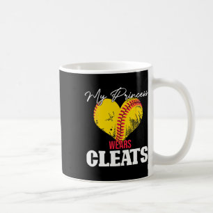 Mug Joueuse de softball Femmes Filles Princesse Crampo
