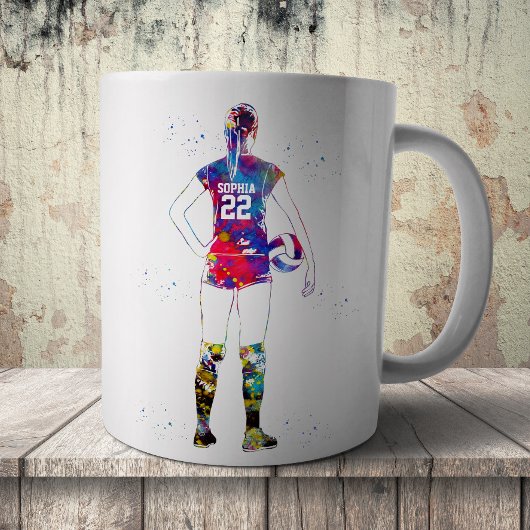 Mug Joueuse de volley-ball féminine