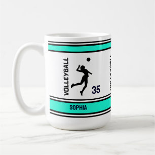 Mug Joueuse de volleyball Anniversaire, Joueuse de vol