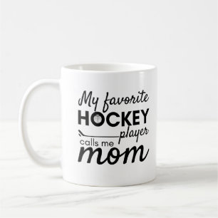 Mug Joueuse favorite de la mère de hockey noir