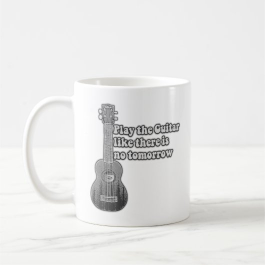 Mug Jouez à la guitare comme il n'y a pas de demain (Gauche)