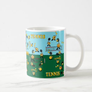 Mug Jouons au tennis