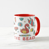 Mug Jour À La Plage Été 2025 - Profitez De Chaque Couc (Devant droit)
