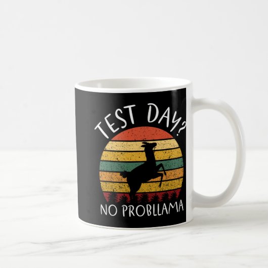Mug Jour Aucun problème Test d'État Enseignant Garçon (Droite)