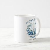 Mug Jour béni Première Communion florale (Devant droit)
