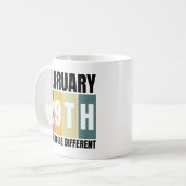Mug Jour bissextile Anniversaire Né 29 février Année b (Devant gauche)