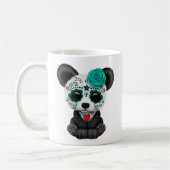 Mug Jour bleu de l'ours panda mort de crâne de sucre (Gauche)