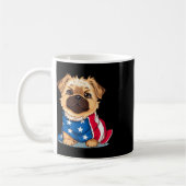Mug Jour commémoratif de l'été du chien mignon (Gauche)
