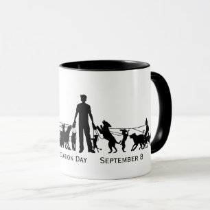 Mug Jour d'appréciation de la marcheuse de chien Silho