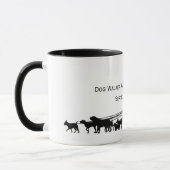 Mug Jour d'appréciation de la marcheuse de chien Silho (Gauche)
