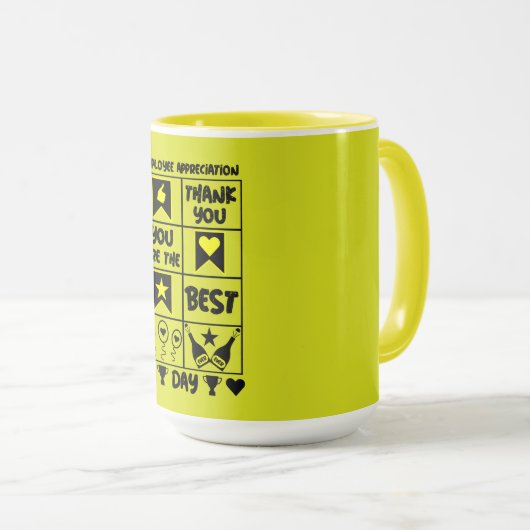 Mug Jour d'appréciation de l'employé (Devant droit)