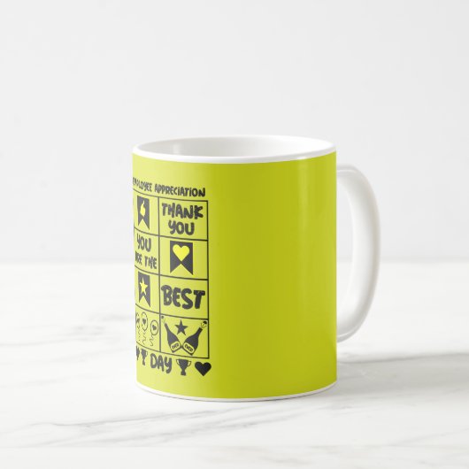 Mug Jour d'appréciation de l'employé (Devant droit)