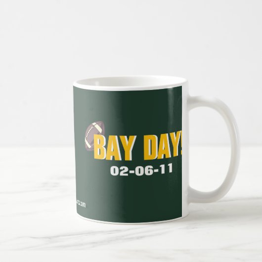 Mug JOUR DE BAIE ! - Le football de Green Bay (Droite)