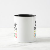 Mug Jour de Bingo mignon art de mot (Centre)