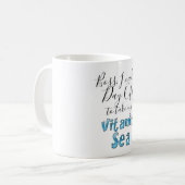 Mug Jour de congé de Vitamin Sea Citation de boss amus (Devant gauche)