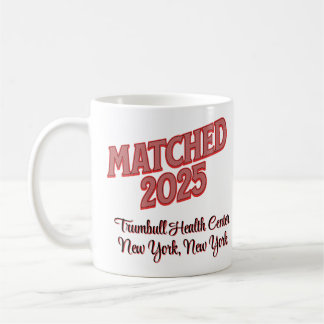 Mug Jour de correspondance de résidence personnalisée