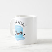 Mug Jour De Glace Drôle Ice Cube Pun (Devant gauche)