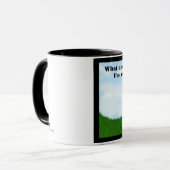 Mug Jour de Groundhog heureux avec l'humour drôle (Devant gauche)