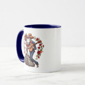 Mug Jour de la danse des squelettes morts (Devant gauche)