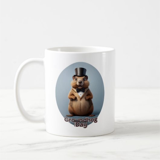 Mug Jour de la marmotte (Gauche)