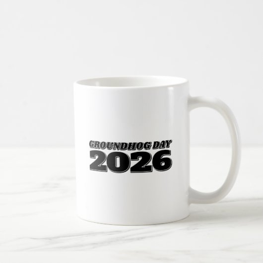 Mug Jour de la marmotte 2026 (Droite)