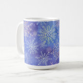 Mug Jour de la neige ! Flocons de neige (Devant gauche)