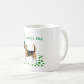 Mug Jour de la Saint-Patrick Beagle (Devant droit)