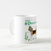 Mug Jour de la Saint-Patrick Beagle (Devant gauche)