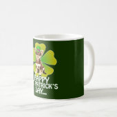 Mug Jour de la Saint-Patrick Casquette des Chihuahua (Devant droit)