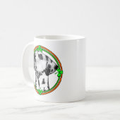 Mug Jour de la Saint Patrick dalmate (Devant gauche)