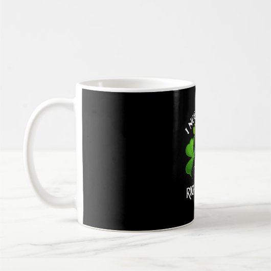 Mug Jour de la Saint Patrick De Bière Noir Chat Pour I (Gauche)