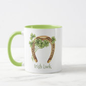 Mug Jour de la Saint Patrick de café irlandais à quatr (Gauche)
