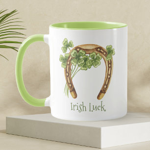 Mug Jour de la Saint Patrick de café irlandais à quatr