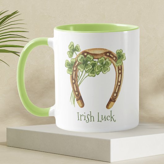 Mug Jour de la Saint Patrick de café irlandais à quatr