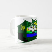 Mug Jour de la Saint Patrick de la chèvre (Devant gauche)