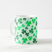 Mug Jour de la Saint Patrick de printemps vert irlanda (Devant gauche)