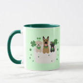 Mug Jour de la Saint Patrick Dog Mail (Gauche)