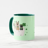 Mug Jour de la Saint Patrick Dog Mail (Devant gauche)