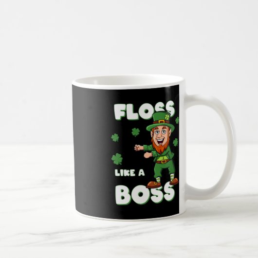 Mug Jour de la Saint Patrick Floss Comme Un Patron Lep (Droite)