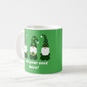 Mug Jour de la Saint Patrick Gnomes mignon Personnalis (Devant gauche)
