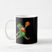 Mug Jour de la Saint Patrick Leprechaun Basket Lucky B (Gauche)
