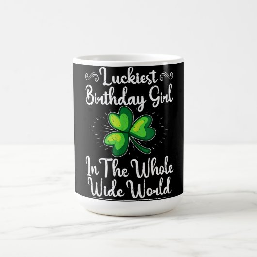 Mug Jour de la Saint Patrick Lucky Shamrock Clover Joy (Centre)